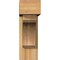 Ekena Millwork Legacy Block Rough Sawn Bracket w/ Offset Brace, Western Red Cedar, 6"W x 18"D x 18"H BKT0604X18X18LEC05RWR - alternate 3